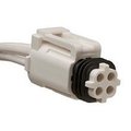 Molex Valuseal Receptacle Housing, 4 Circuit, 4.00Mm Pitch, Positive Latch, Natural 1728780040
